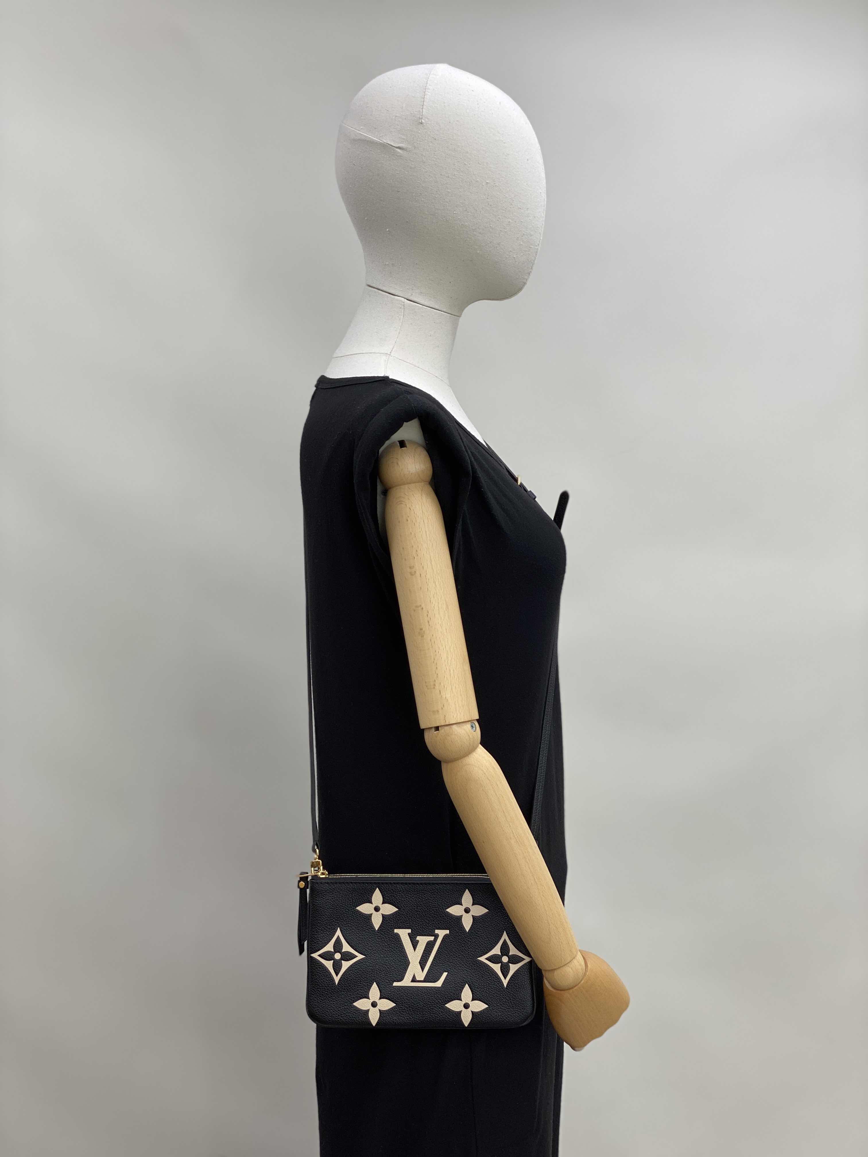 NEW LOUIS VUITTON HANDBAGS DOUBLE ZIP M80787 SHOULDER BAG