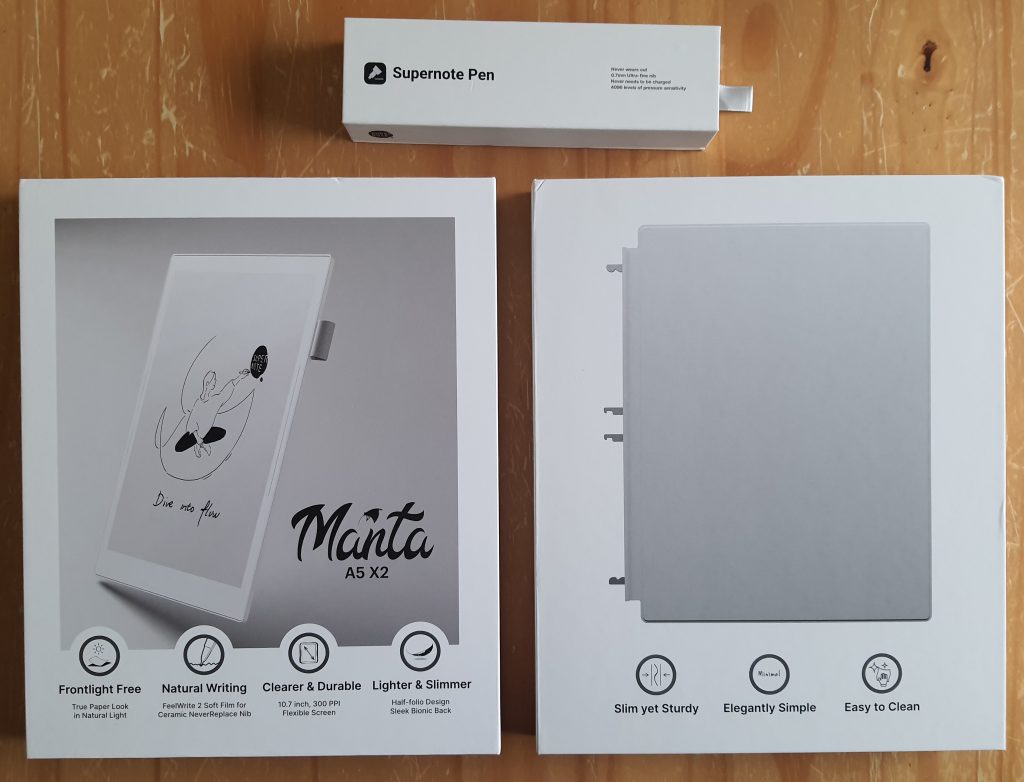 Supernote A5X2 Manta Unboxing & First Impressions – eWritable