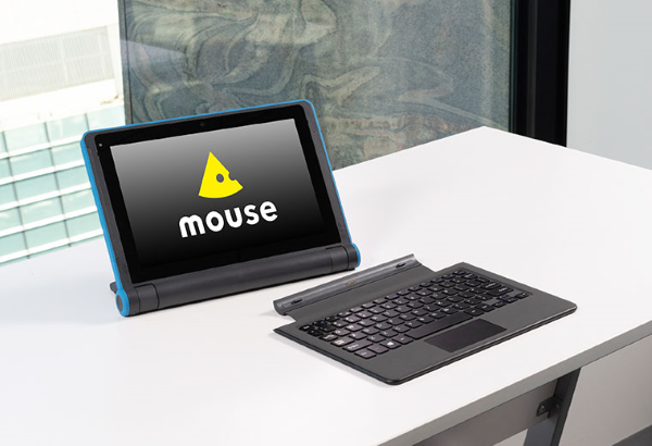 マウスコンピューター、タブレットとしてもノートとしても使える