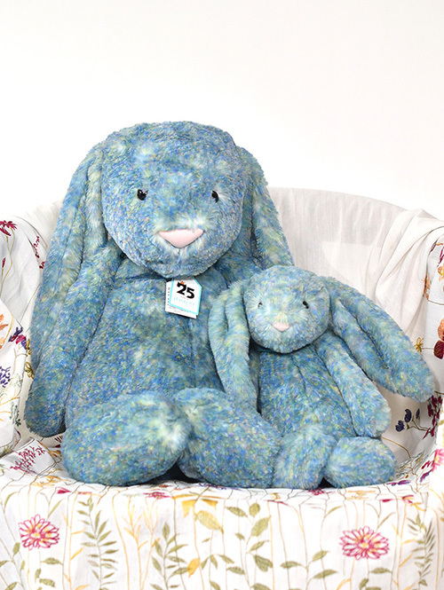 51㎝/Huge【25周年記念ラベル】Jellycat Bashful Luxe Bunny Azure BIG
