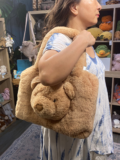 高級Smadgeライン】Jellycat Smudge Bear Tote Bag ジェリーキャット