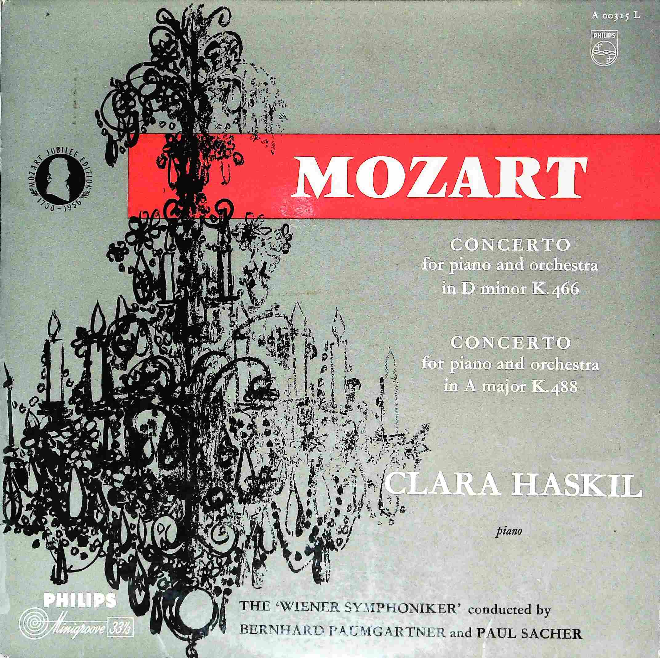 ETERNA TRADING / [PHILIPS] C.ハスキル(pf) B.パウムガルトナー P