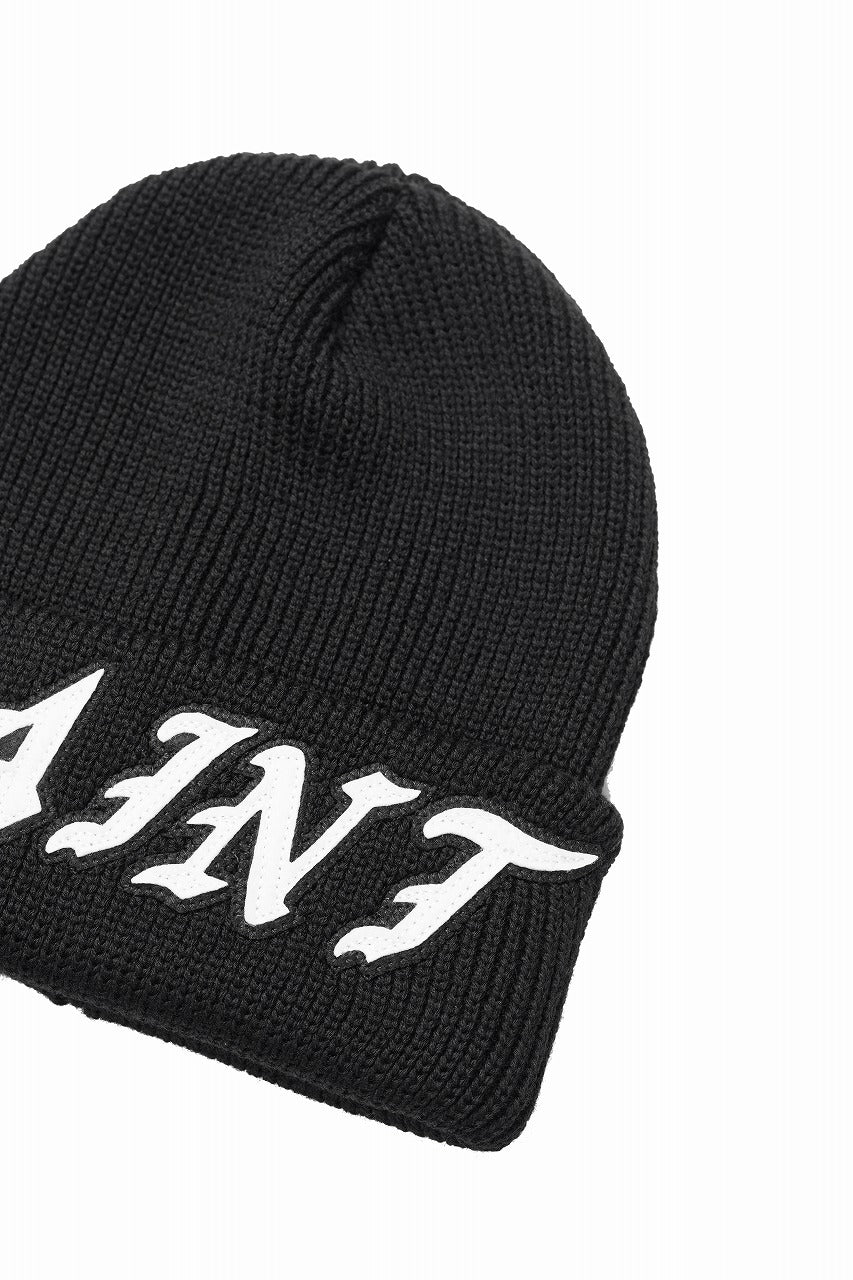 SAINT Mxxxxxx KNIT CAP / SAINT (BLACK) – ETERNAL
