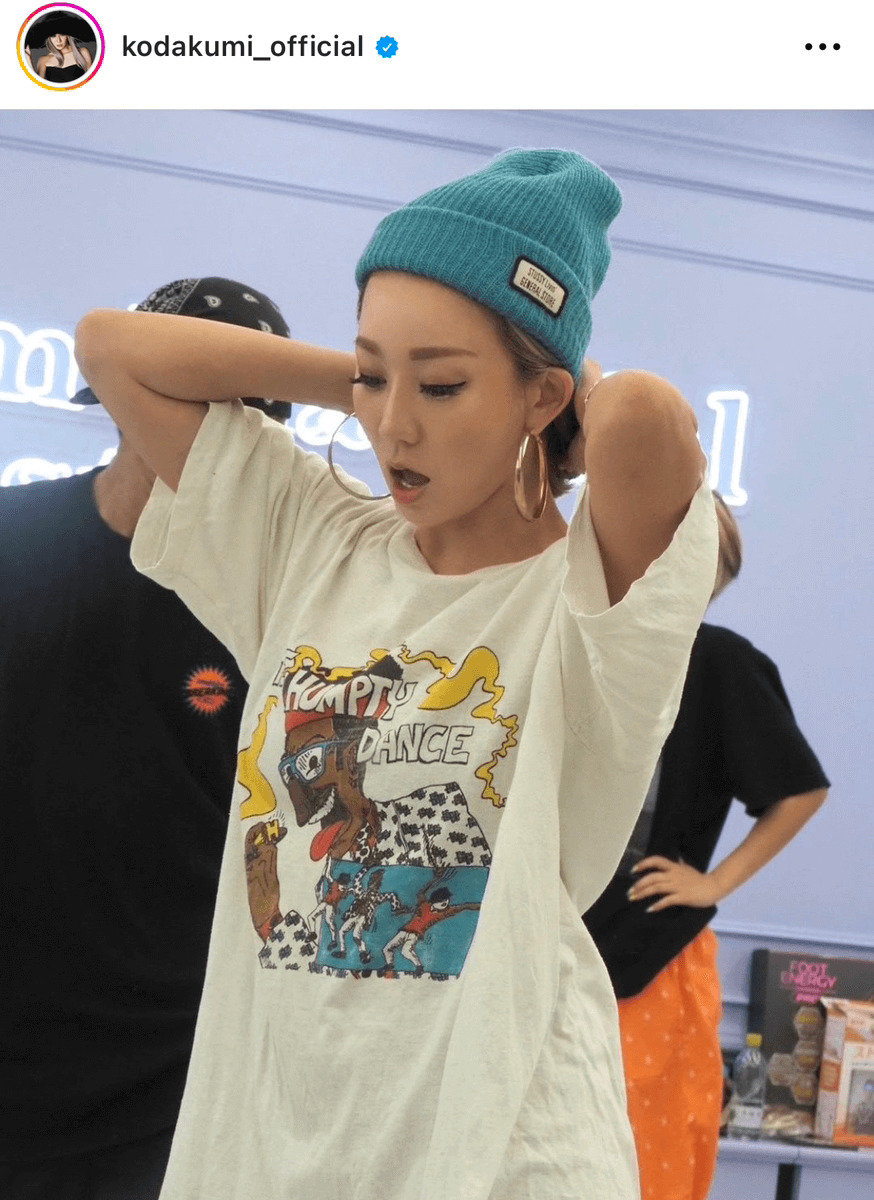 倖田來未、“どハマり”Tシャツ着用のリハSHOT公開に反響「服装最高です