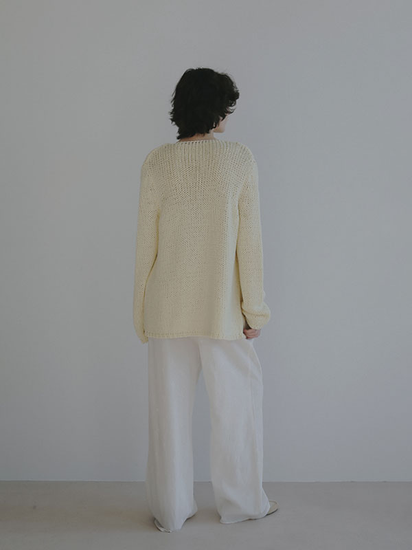 リリヤーンハンドニットカーディガン(F WHITE): トップス │ ETRE