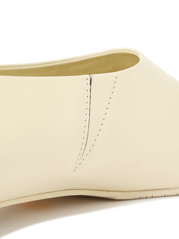 SHISEI TIGHT SQUARE SLIPON(22.5 IVORY): シューズ │ ETRE TOKYO