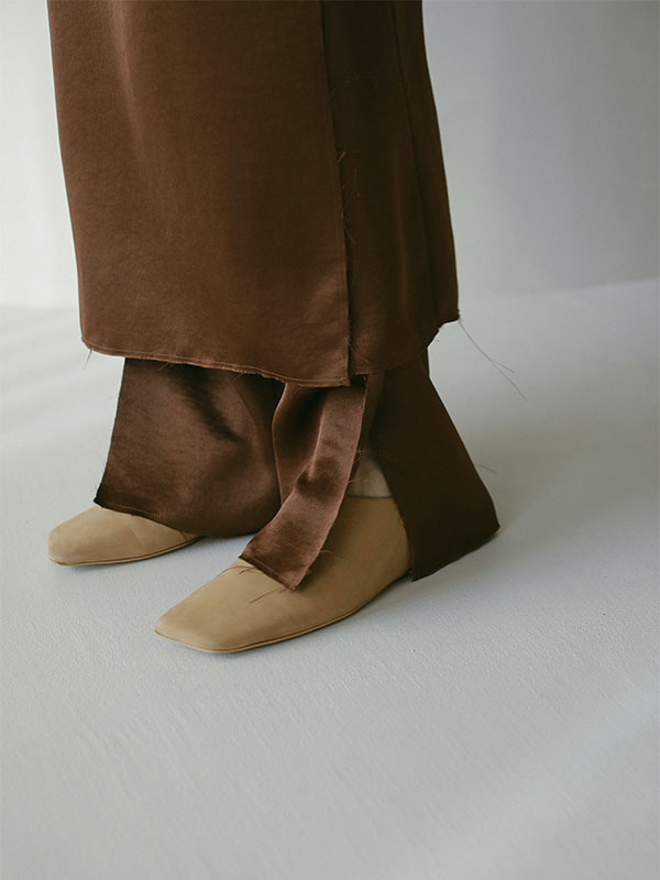 インヒールレザーミュール(36 BEIGE): シューズ │ ETRE TOKYO