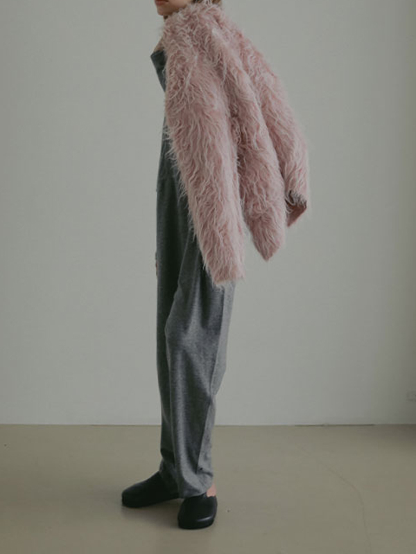 ダブルフェイスヘアリーニットカーディガン(F PINK): トップス │ ETRE