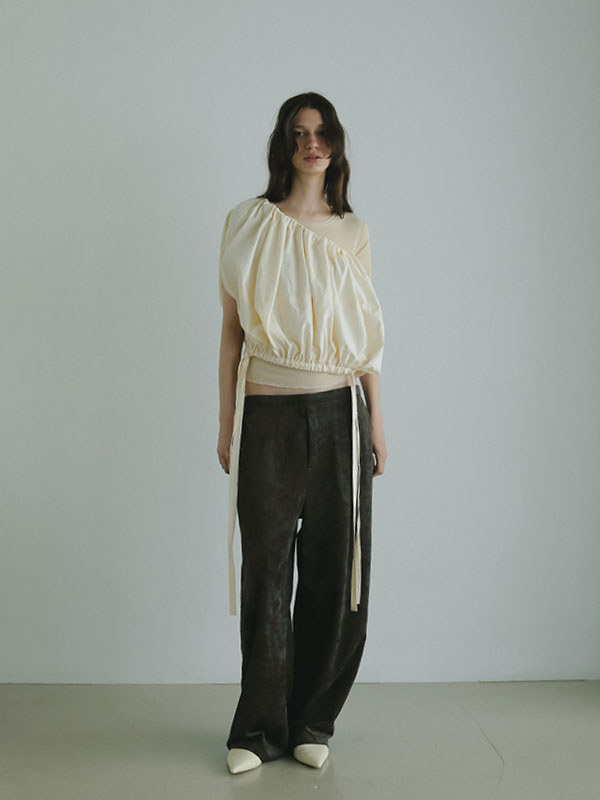 ポインテッドレザースリッポン(37 CREAM): シューズ │ ETRE TOKYO