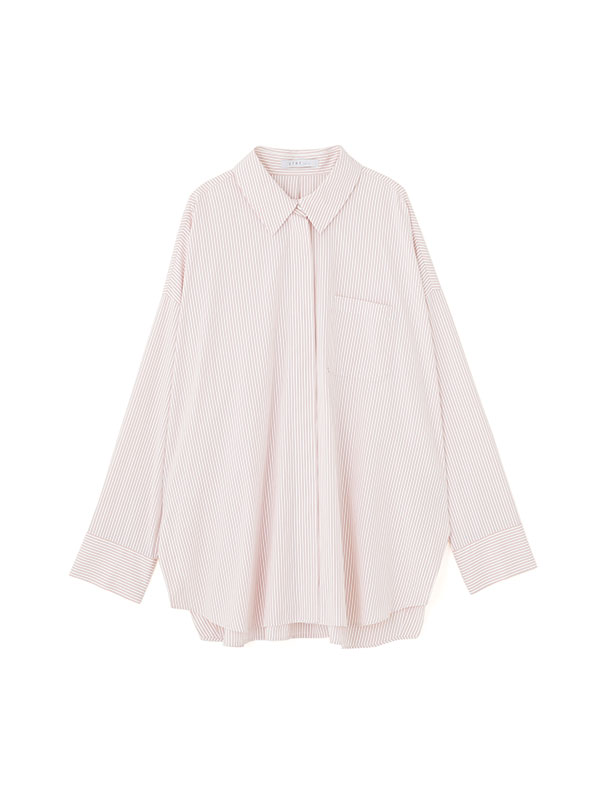 サイドスリットストライプシャツ(F NAVY): トップス │ ETRE TOKYO