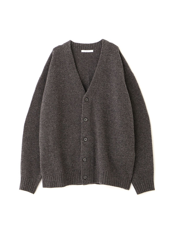 ミドルゲージVネックニットカーディガン(F GREY): トップス │ ETRE