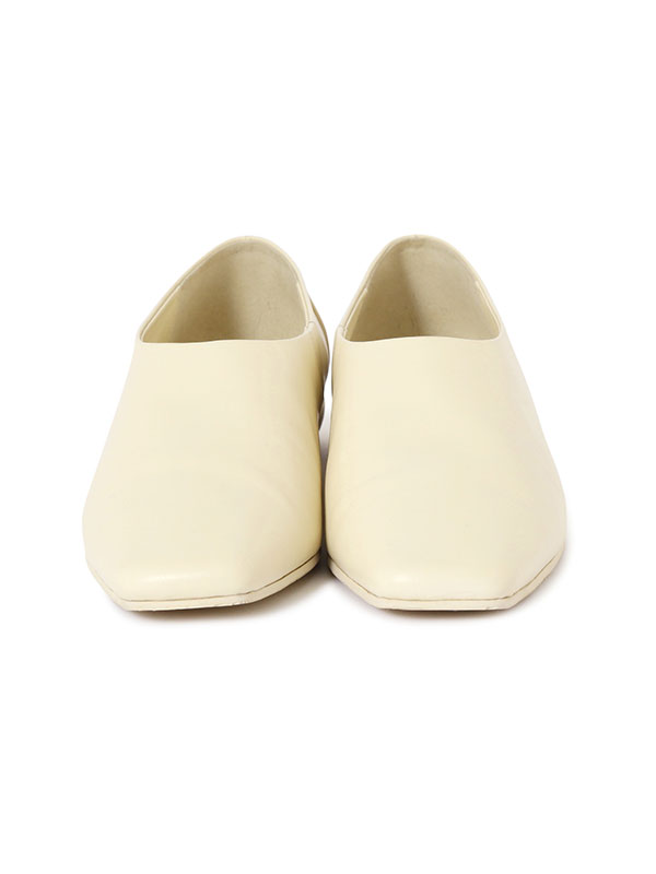 SHISEI TIGHT SQUARE SLIPON(22.5 IVORY): シューズ │ ETRE TOKYO