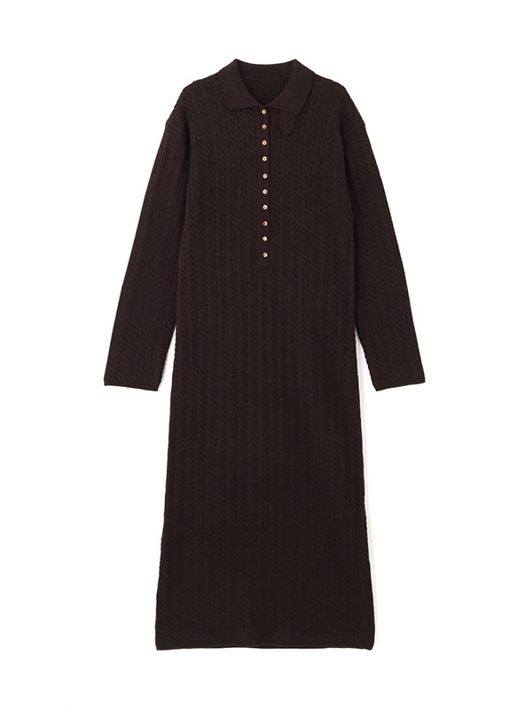 ナローケーブルニットワンピース(F GREY): ワンピース │ ETRE TOKYO