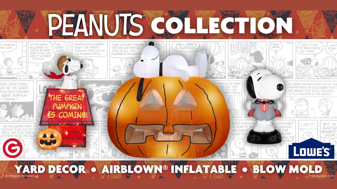 Snoopy and the Great Pumpkin Halloween Décor