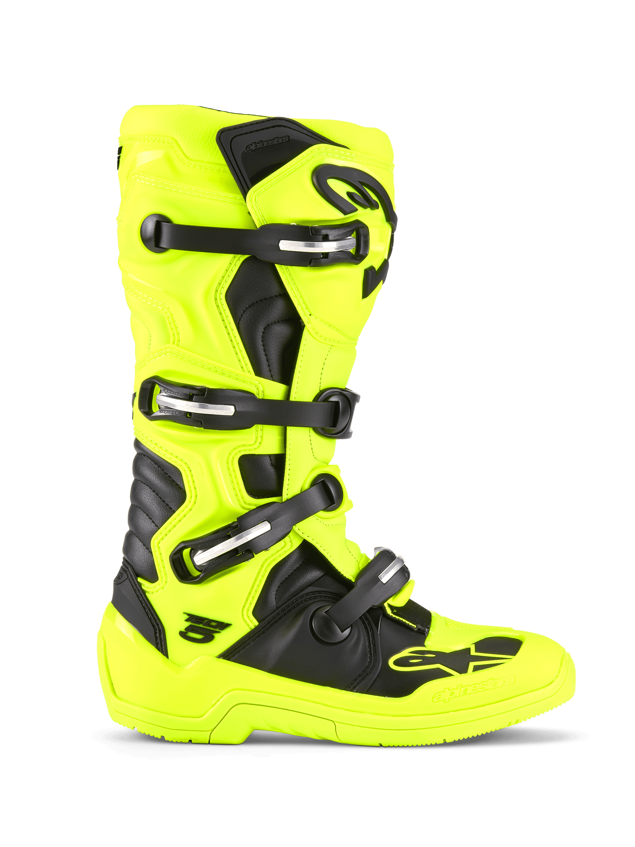 Tech 5 - Yellow Fluo MX Boots | Alpinestars®