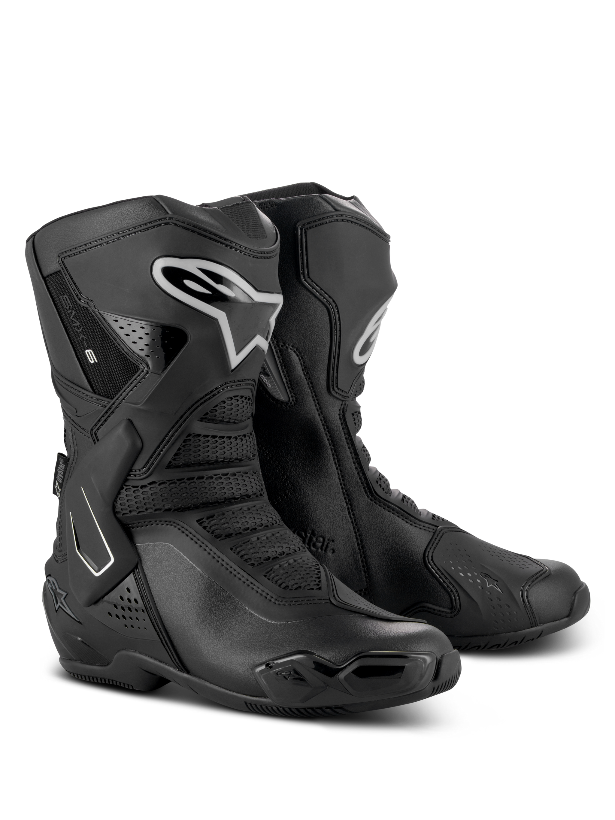 Stella SMX-6 V3 Drystar® - Black Motorcycle Boots | Alpinestars®