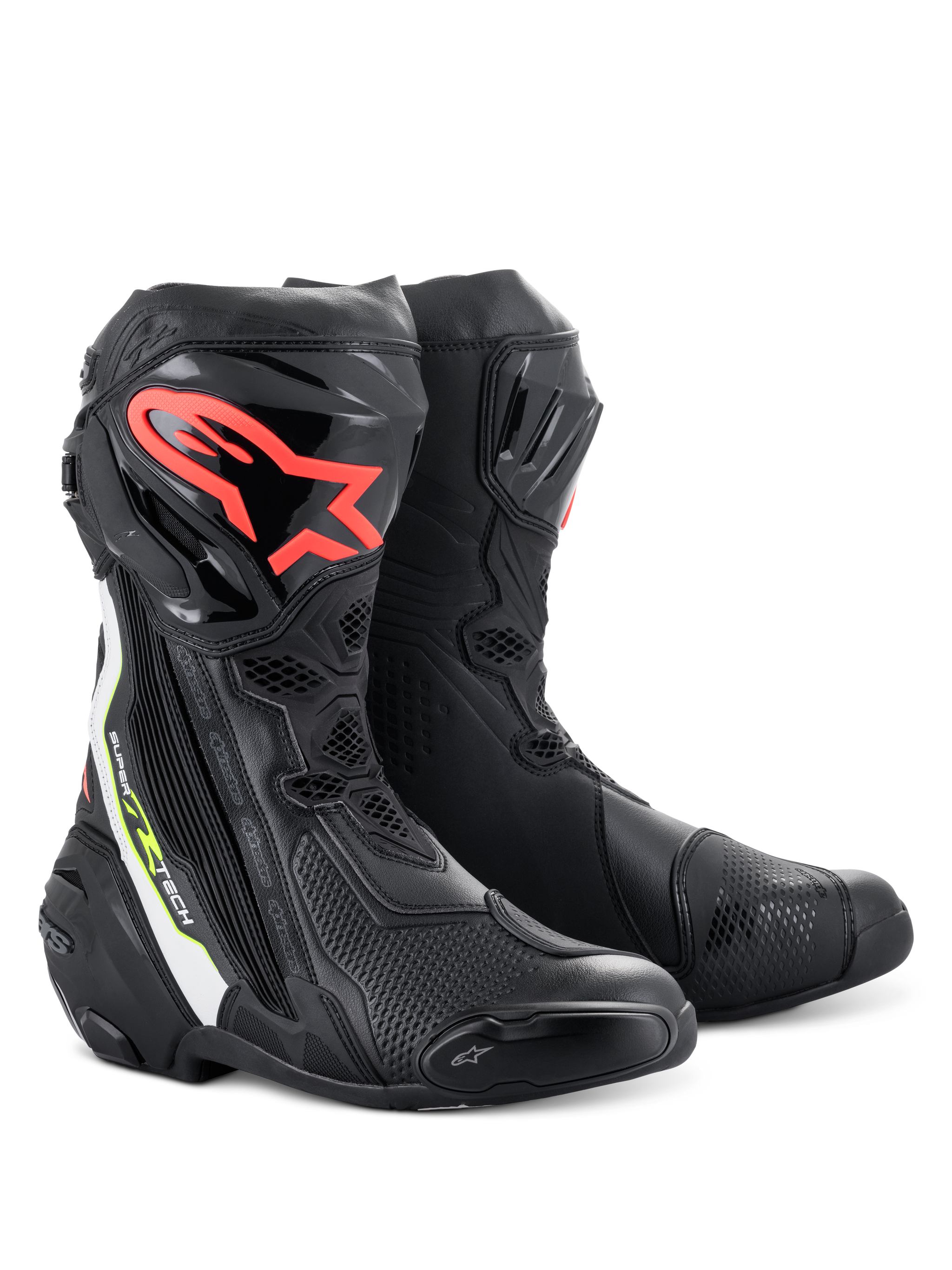 Supertech R - Black Motorcycle Boots | Alpinestars®
