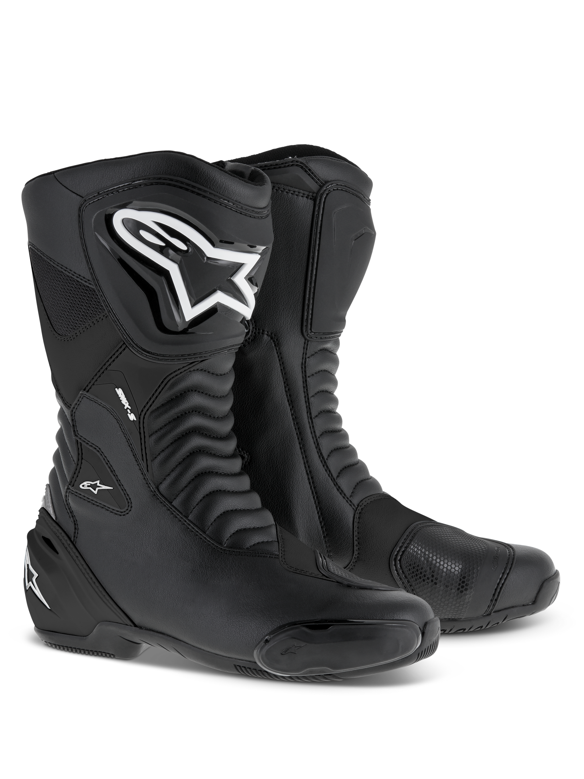 SMX S - Black Motorcycle Boots | Alpinestars®