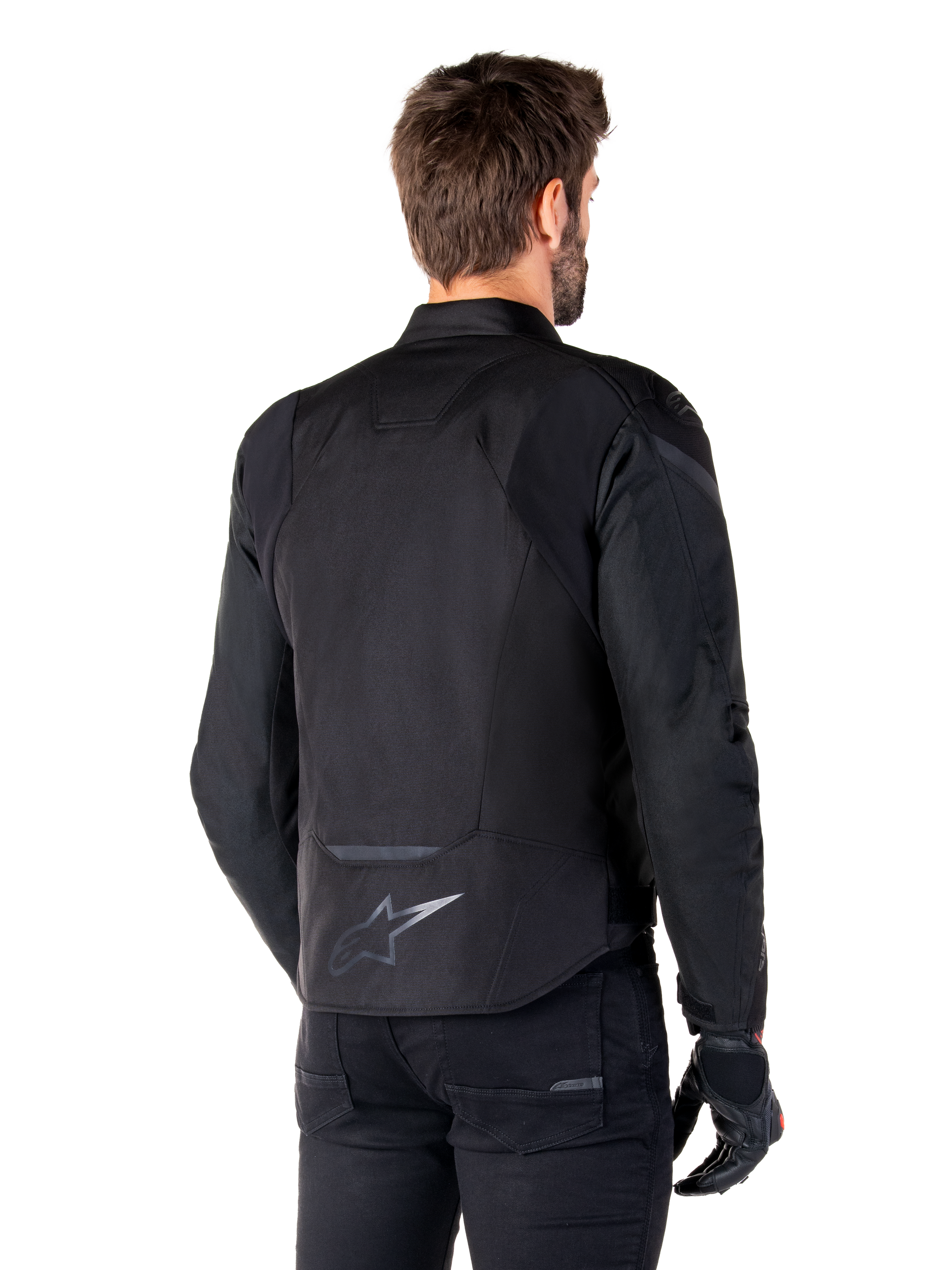 T-Jaws V4 Waterproof - Black Motorcycle Jacket | Alpinestars®