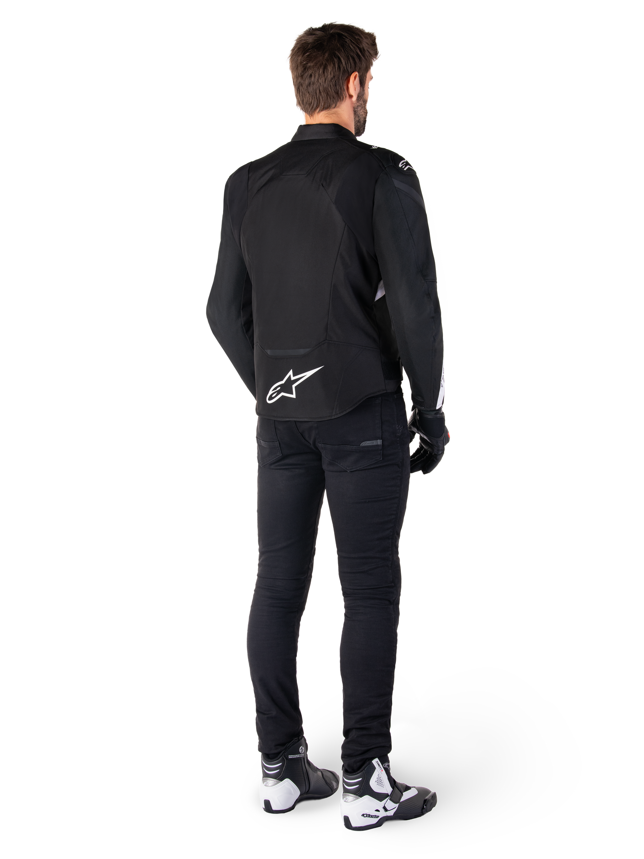 T-Jaws V4 Waterproof - Black Motorcycle Jacket | Alpinestars®