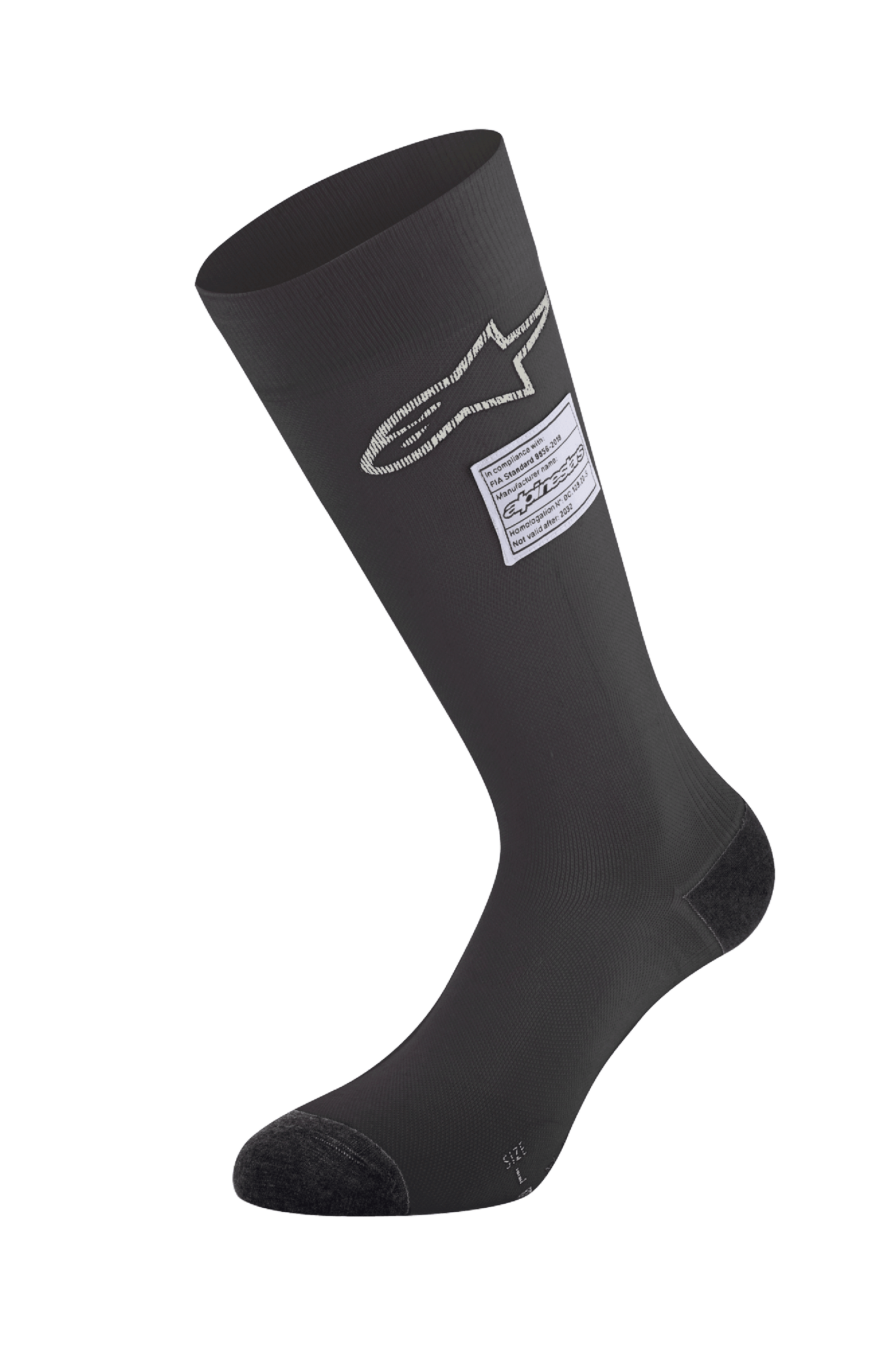 ZX V4 - Black Auto Socks | Alpinestars®