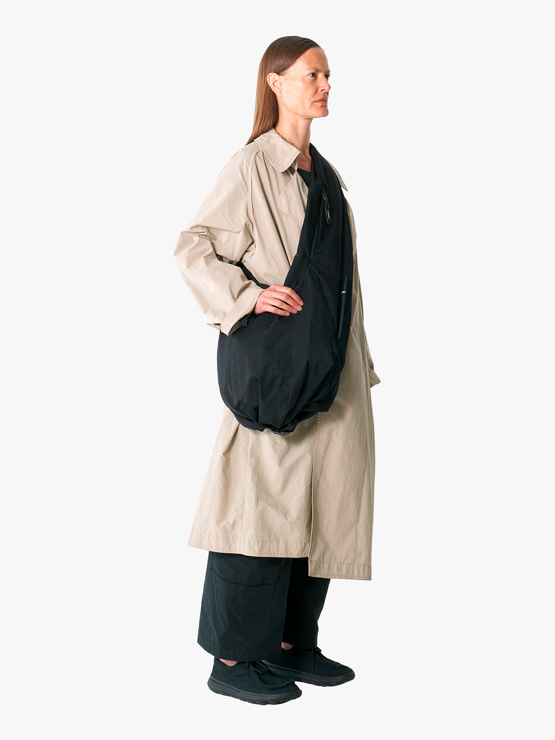 côte&ciel | Hyco M Glatte Schwarze Tasche côte&ciel Official