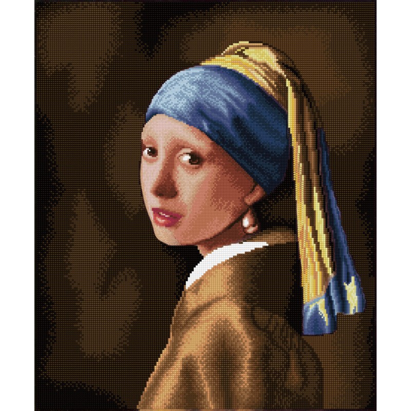Girl with the Pearl Earring (après Vermeer) – Masterclass Diamond
