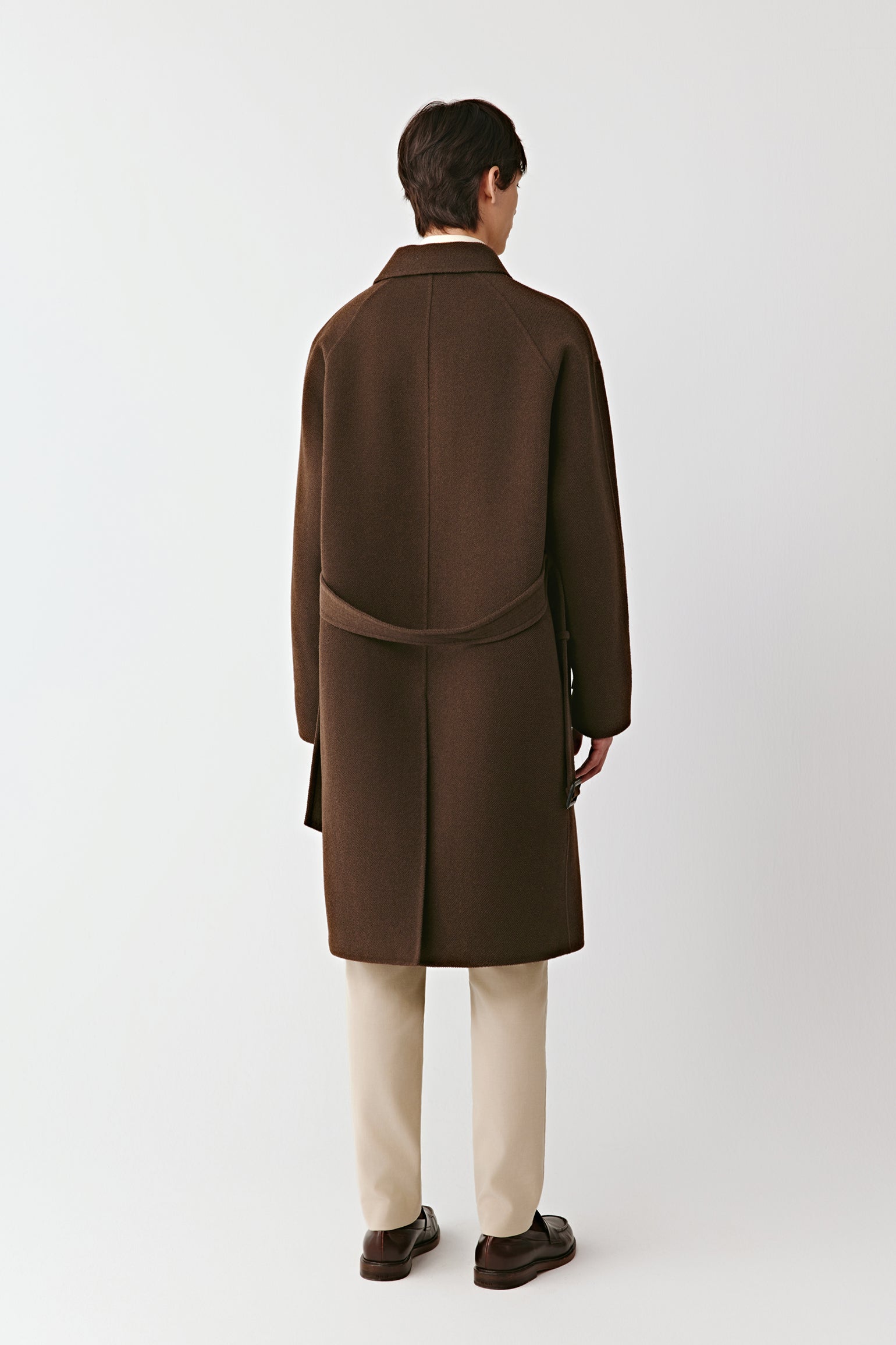 Coat in Double-Faced Yak Wool | Official Website & Online Store