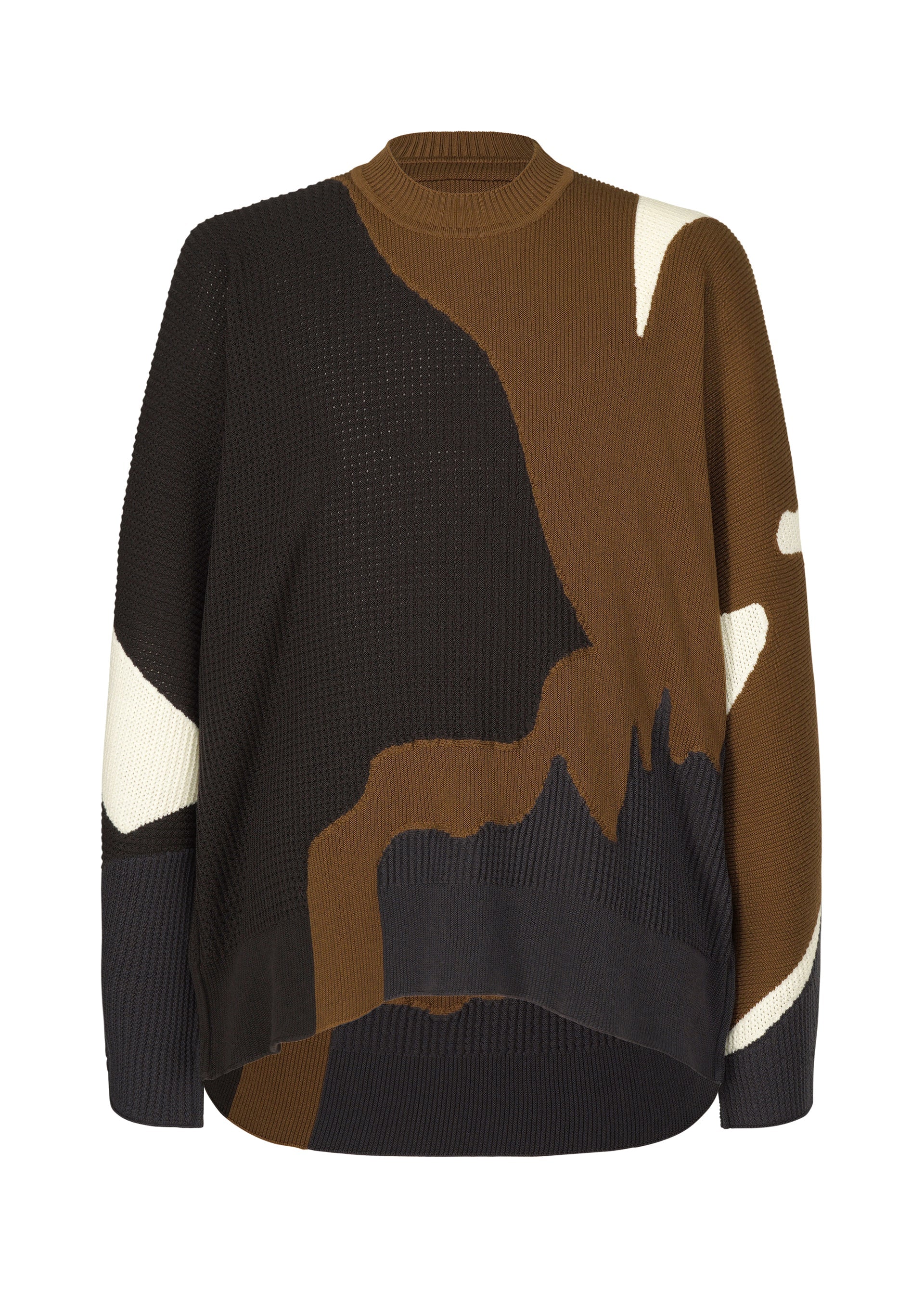 AGATE KNIT Top Brown – ISSEY MIYAKE EU