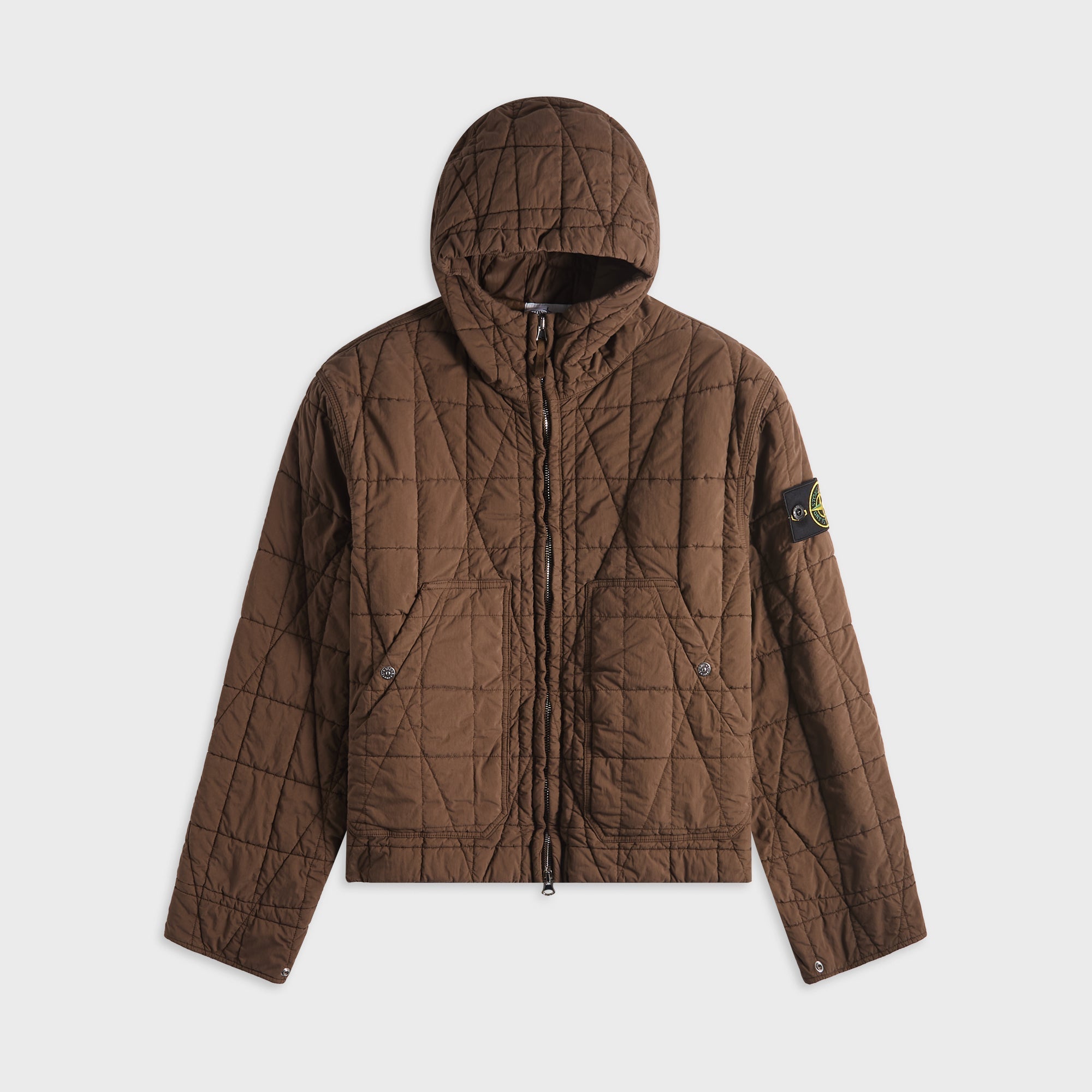 Stone Island Zip Knit Hooded Jacket - Black – Kith Europe