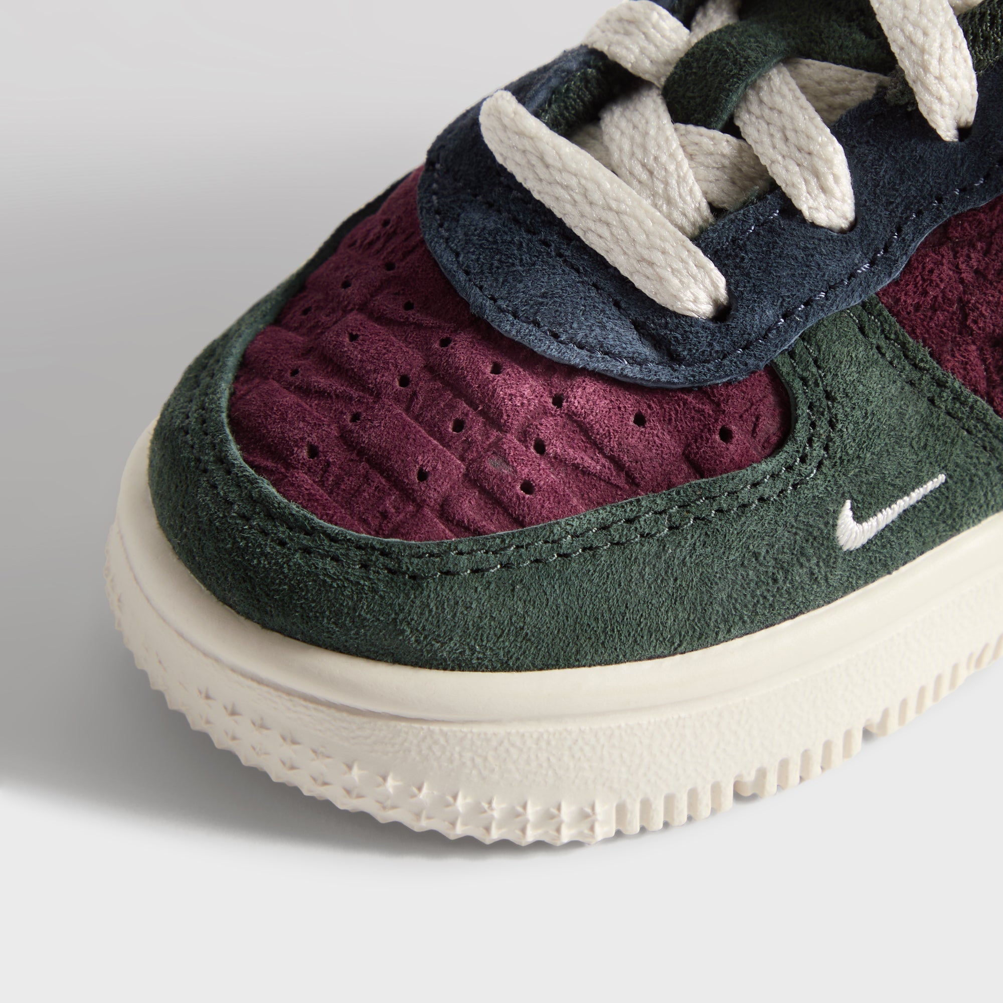 Kith for Nike TD Air Force 1 Low Lace - Night Maroon / Phantom