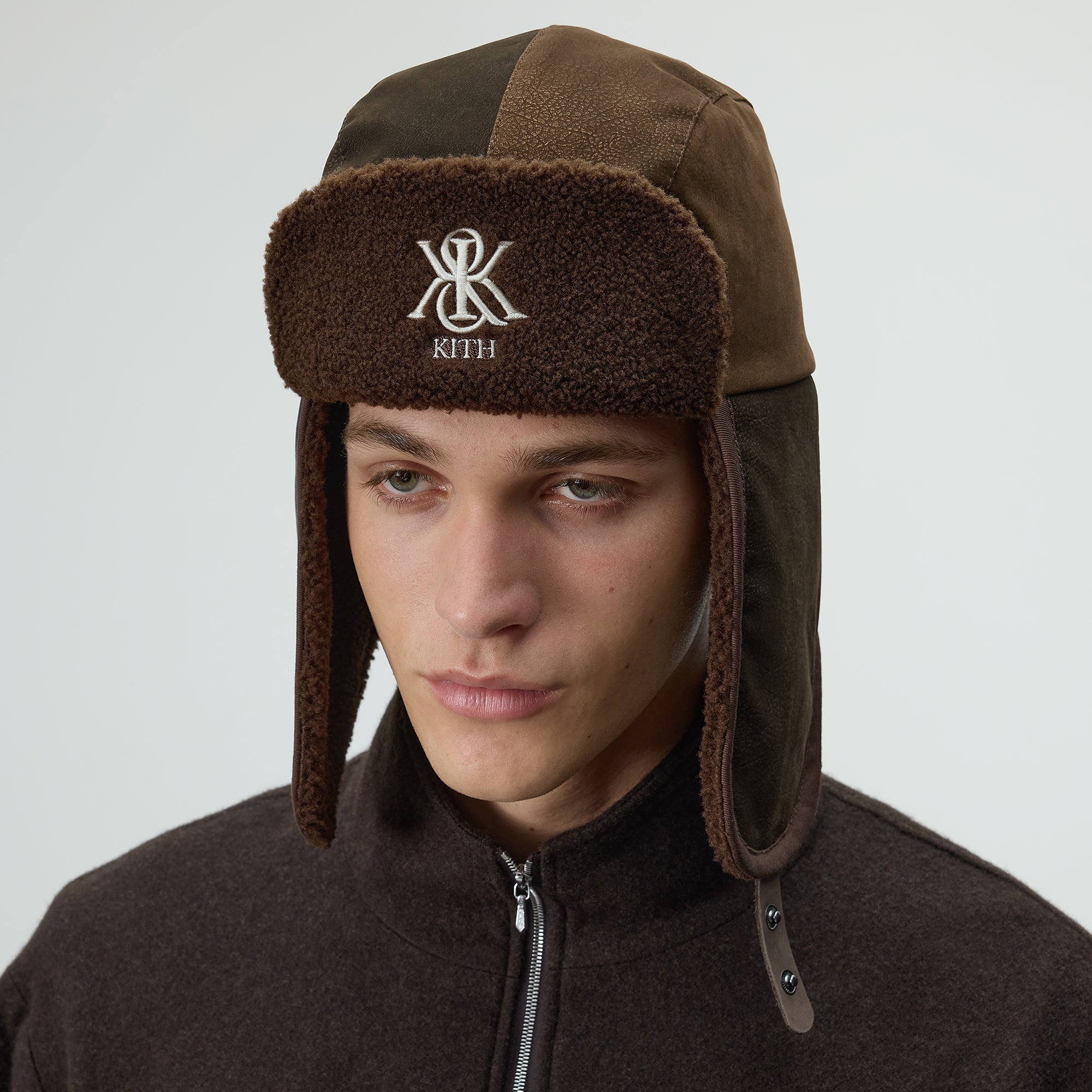 Kith Sherpa Lined Trapper Hat - Clever – Kith Europe