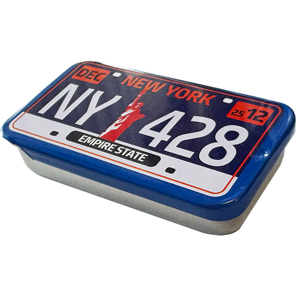 ミニ ナンバープレート缶(NY） | 株式会社エウレカ
