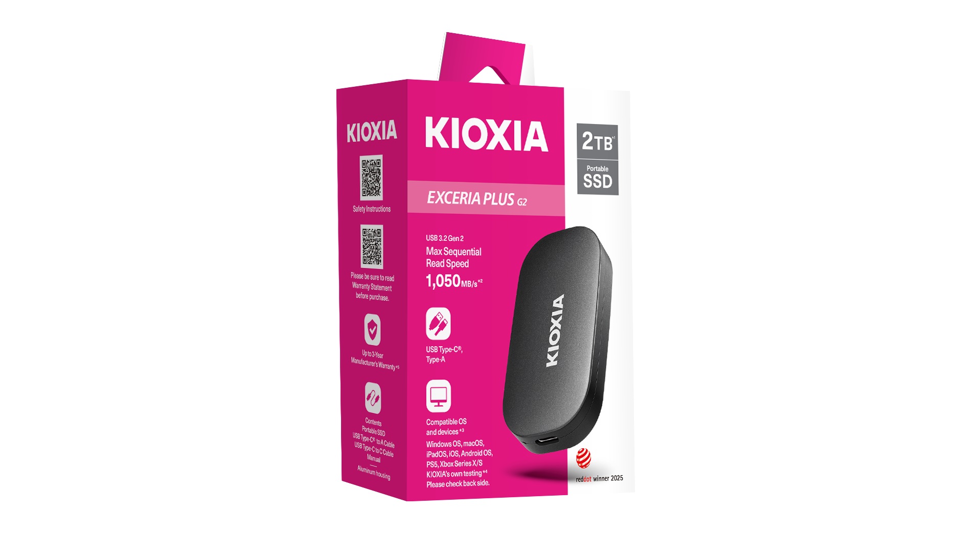EXCERIA PLUS G2 Portable SSD | KIOXIA - Middle East & Africa (English)