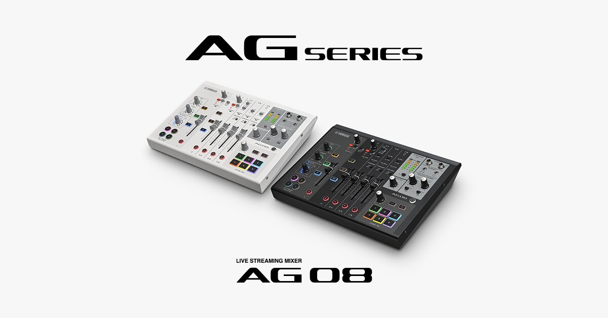 Yamaha Releases the AG08 Live Streaming Mixer - Yamaha - Business
