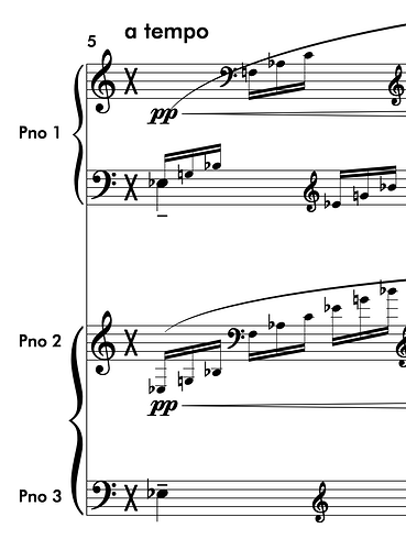5-line to 1-line staff in Piano Part - Dorico - Steinberg Forums