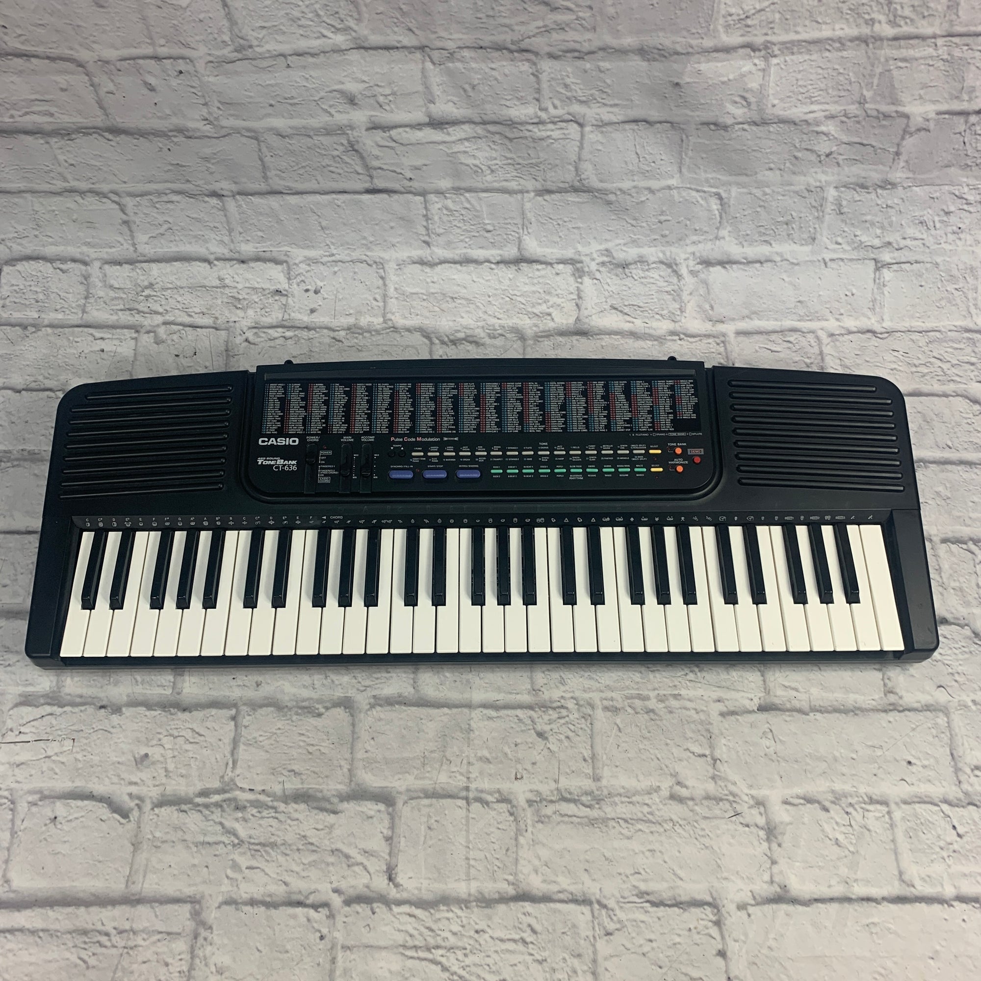 Casio CT-636 Tone Bank 465 Sound Keyboard - Evolution Music