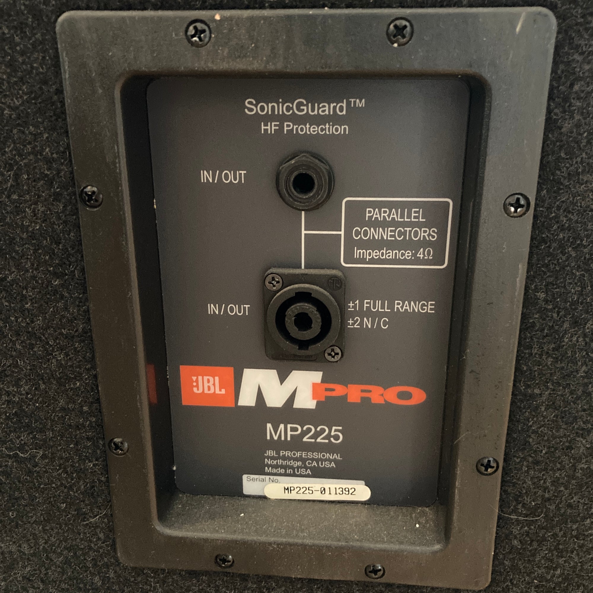 JBL MP225 Passive PA Pair - Evolution Music