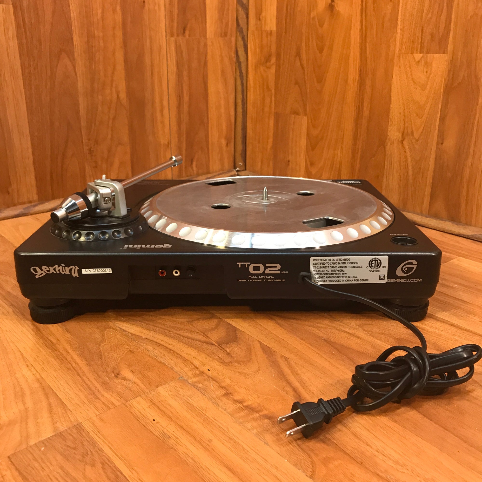 Gemini TT02 Direct Drive Turntable - Evolution Music