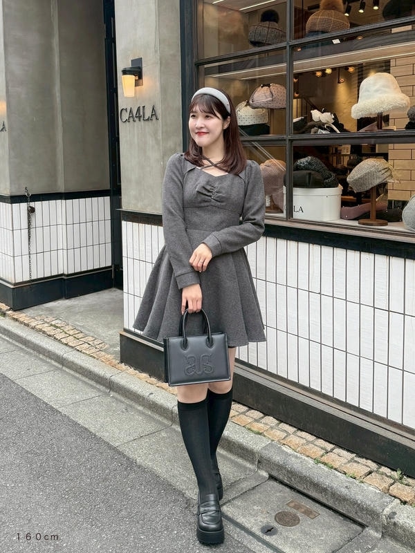 クロスリボンフレアワンピース｜evelyn（エブリン）公式通販サイト