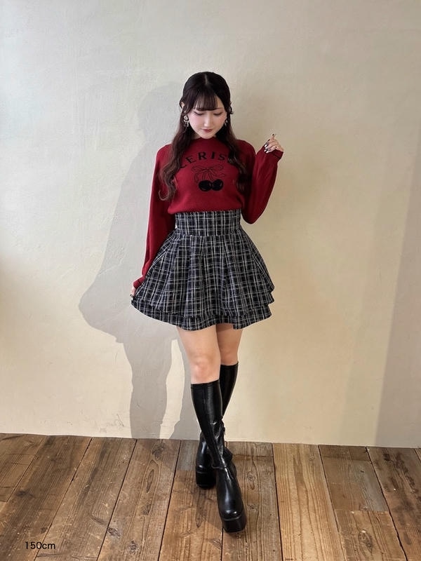 ツイードダブルフレアスカート｜evelyn（エブリン）公式通販サイト