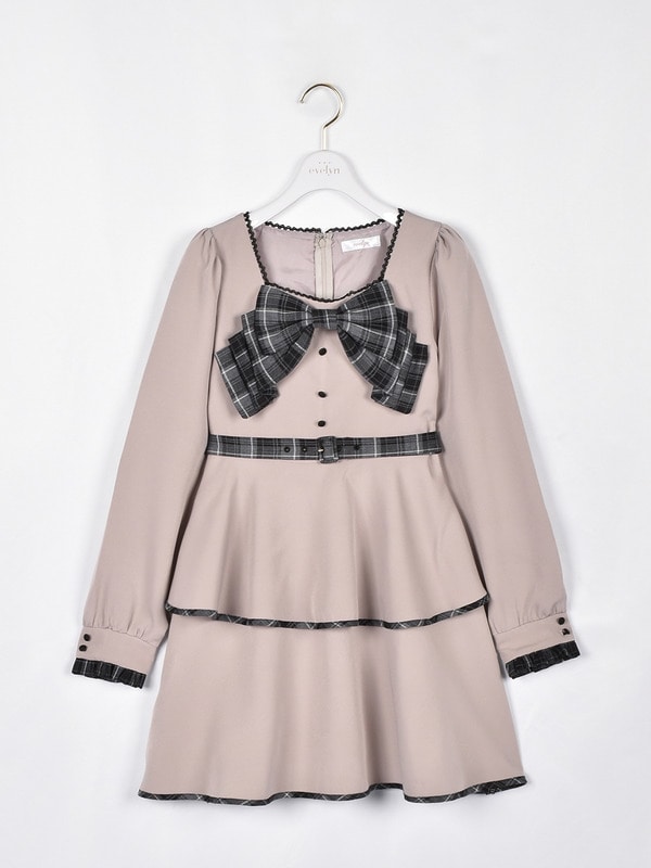 ビッグリボンティアードワンピース｜evelyn（エブリン）公式通販サイト