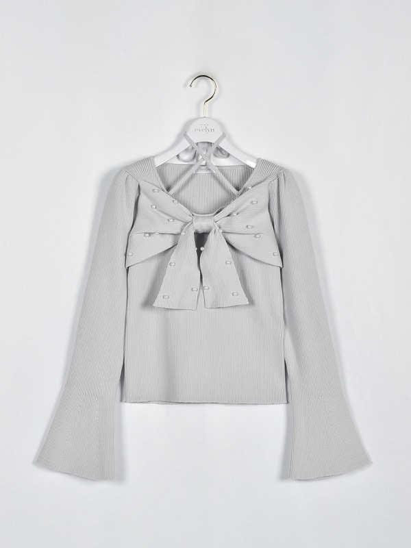 リボンクロスニット｜evelyn（エブリン）公式通販サイト