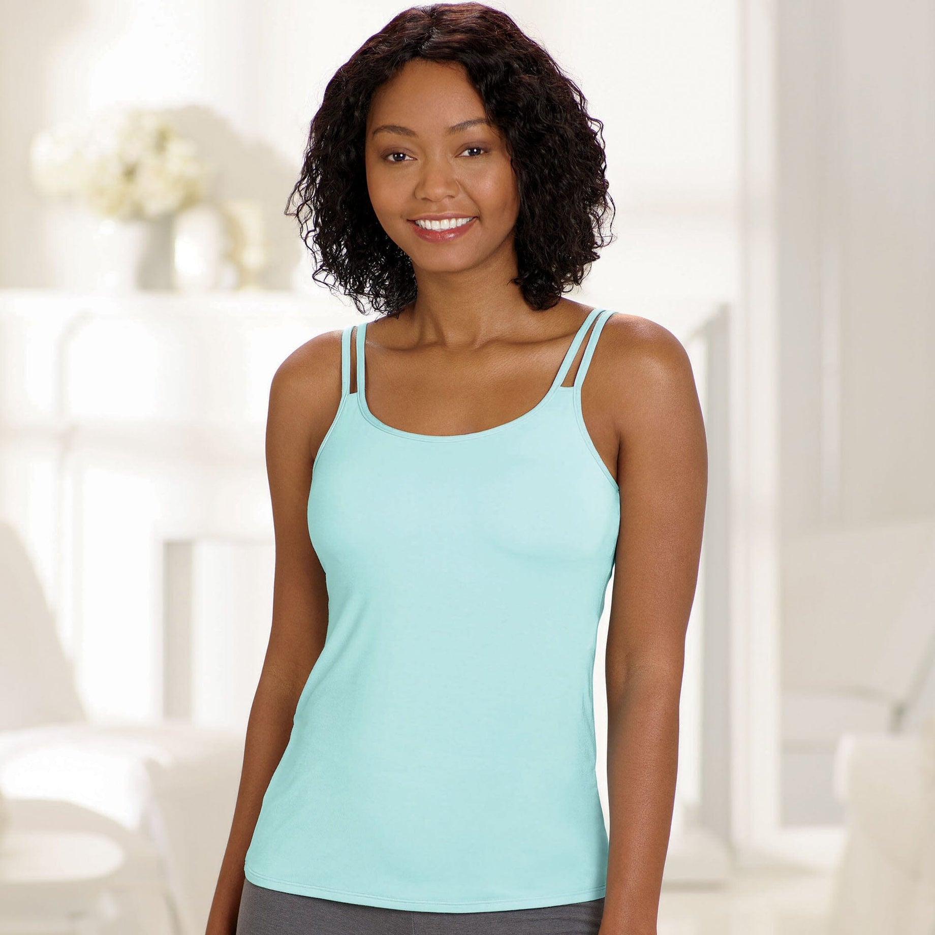 Valetta Top | Mastectomy Camisole with Pocket Bra – EverYou