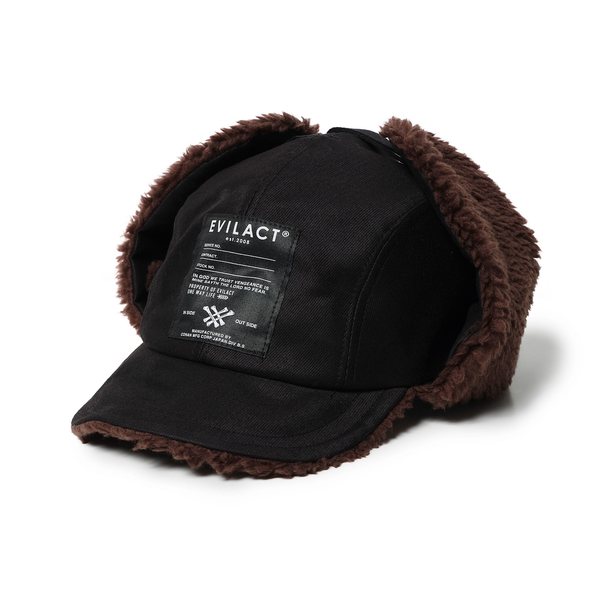EVILACT FLIGHT CAP 25 black | EVILACT (イーブルアクト）Official