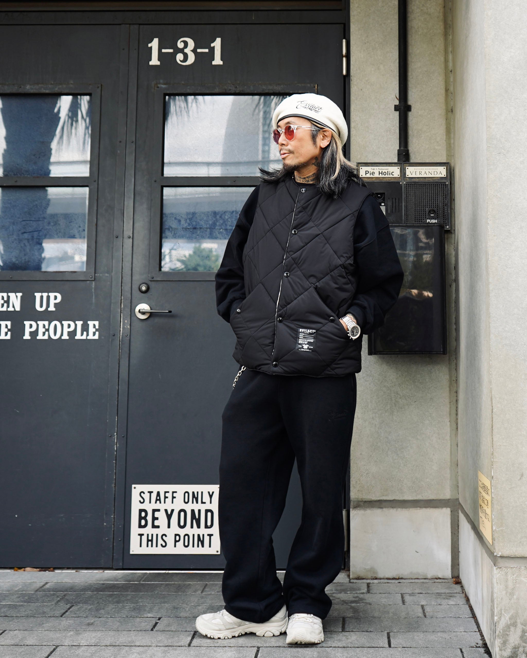 EVILACT MEXICAN RV VEST black | EVILACT (イーブルアクト）Official