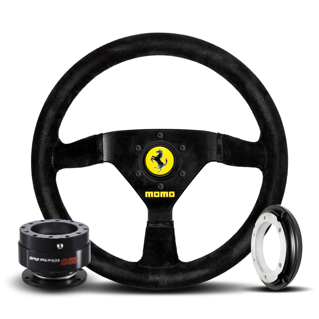 Ferrari F355 Challenge MOMO Mod. 69 Steering Wheel & Works Bell RAPFIX