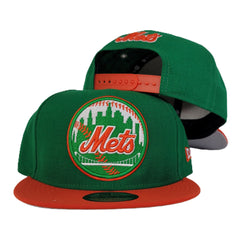 New Era New York Mets Green / Orange 9Fifty Snapback Hat