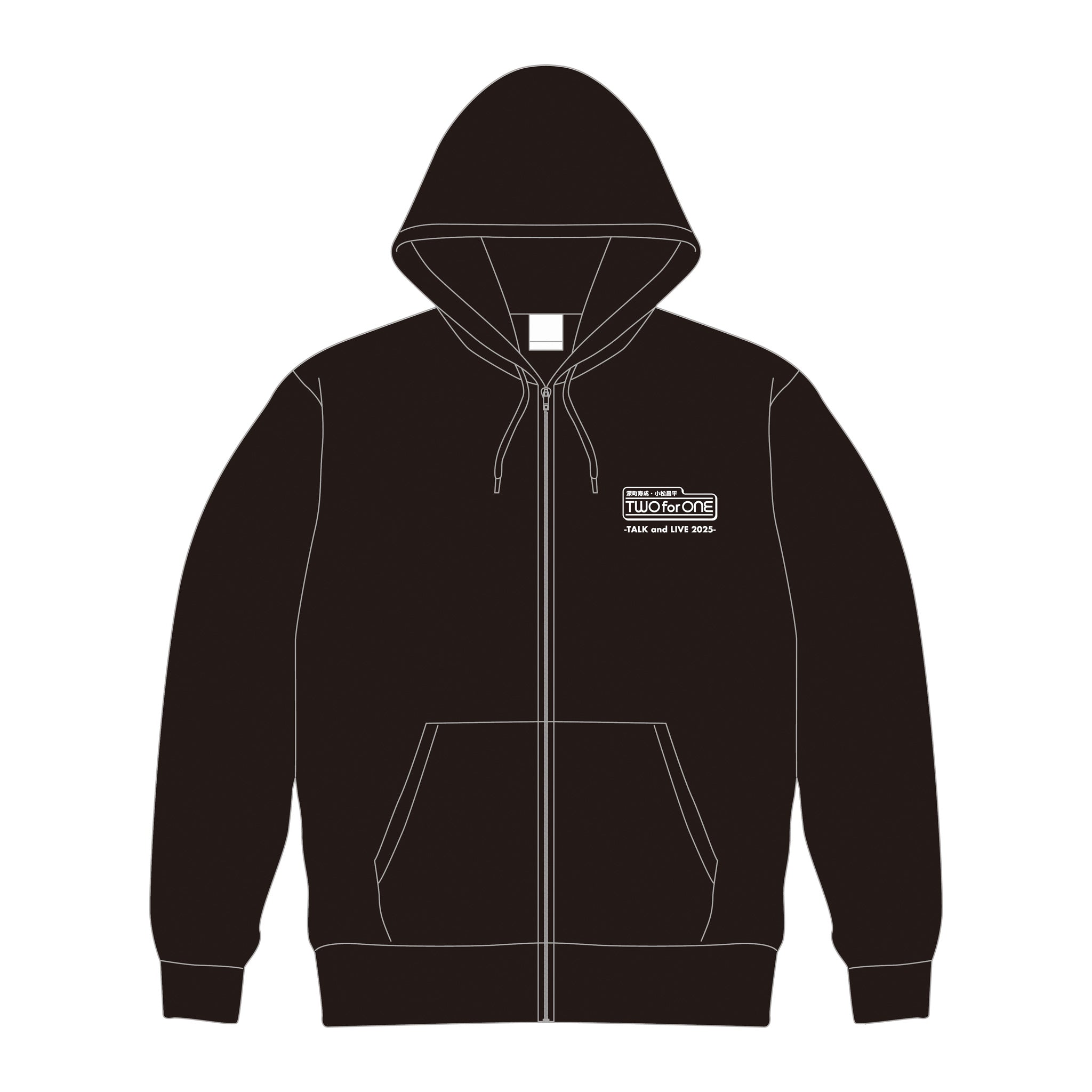TWO for ONE パーカー TALK and LIVE 2025 ver. – エクステンドショップ