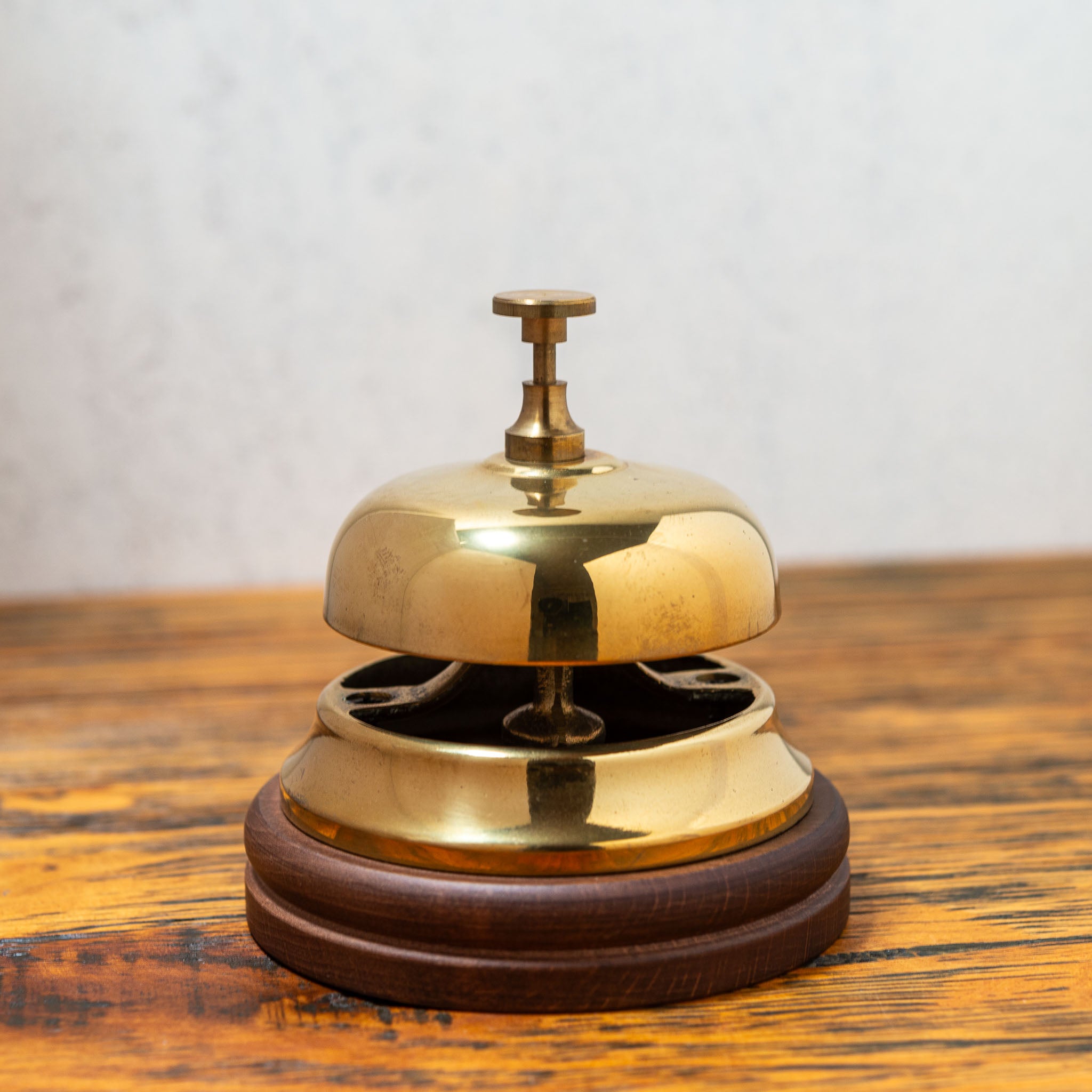 イタリア製 真鍮 ブラス フロントベル 卓上ベル - エステルノ・となり